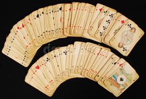 1 doboz régi díszes Piatnik francia kártya