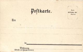 Anglo Saxen, Anglo-Saxons; Nationalitäten-Postkarten Serie No. 49. Art Nouveau litho