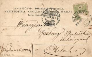 Magyar kártyás művészlap / Tell playing card B.K.W.I. 721-1