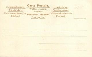 Francia kártyás művészlap, hölgy bábokkal / French card suit, lady with puppets s: E. Schiendl (EK)