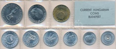 1978. 2f-10Ft 9db klf érmés forgalmi sor fóliatokban T:1