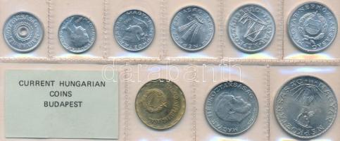 1982. 2f-10Ft 9db klf érmés forgalmi sor fóliatokban T:1
