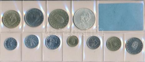1994. 10f-200Ft 11db klf, forgalmi sor, közte 200ft Ag "Deák" T:1
