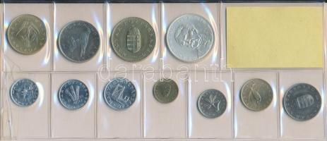 1995. 10f-200Ft 11db klf, forgalmi sor, közte 200ft Ag "Deák" T:1