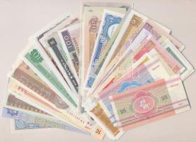 ~50db vegyes bankjegy klf országokból T:I ~50pcs of mixed banknotes from diff countries C:UNC