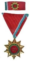 1970. "Felszabadulási Jubileumi Emlékérem" aranyozott Br csillag zománcozott medalionnal m...