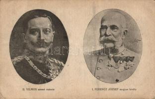 Wilhelm II, Franz Joseph I (b)