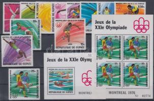 Montreal Summer Olympics set + block set Montreali nyári olimpia sor + blokksor