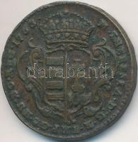 1763. Rézdénár "Mária Terézia" zárt korona T:2-,2
Huszár: 1756., Unger III.: 1278