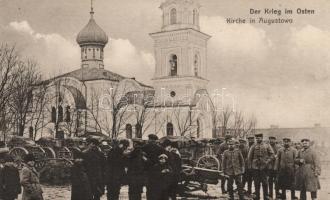 Augustowo church, soldiers