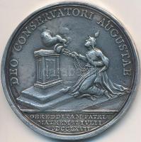 Habsburg Birodalom 1767. "Mária Terézia fekete himlőből való felépülése" Ag emlékérem. &qu...