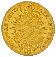 1754KB Dukát Au "Mária Terézia" Körmöcbánya (3.49g) T:2,2-
Hungary 1754. Ducat Au "Ma...