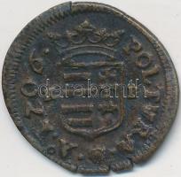 1706KB. Rézpoltúra "II. Rákóczi Ferenc" (2.15g) T:2,2-
Hungary 1706. Poltura "Francis...