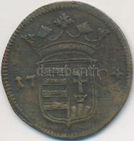 1704. X Poltura "II. Rákóczi Ferenc" (7.4g) T:2-,3
Hungary 1704. X Poltura "Francis I...