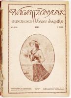 1917 Bp., Nagyasszonyunk képes leánylap, XIV. évfolyam 1. szám, 210p