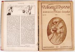 1917 Bp., Nagyasszonyunk képes leánylap, XIV. évfolyam 1. szám, 210p