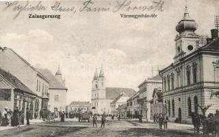 Zalaegerszeg, Vármegyeház tér; Komlós M. Miksa kiadása