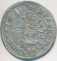 1677KB XVKr Ag "I. Lipót" Körmöcbánya (6.29g) T:2-
Unger II.: 1058., Huszár: 1423