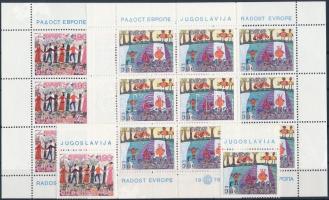 1978 Európai Gyermektalálkozó ívszéli sor + kisívsor Mi 1744-1745 + FDC