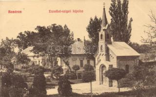 Komárom, Erzsébet-szigeti kápolna; kiadja Laky Béla / chapel on Elisabeth island