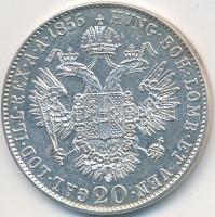 1856B 20Kr Ag "Ferenc József" T:1-
Adamo M11