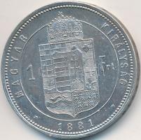 1881KB 1Ft Ag "Középcímer" T:1-,2
Adamo M15