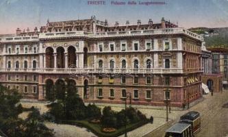 Trieste, Palazzo della Luogotenenza, tram (EK)