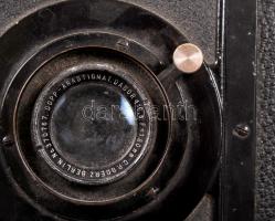 cca 1900 C.P. Goerz Ango összecsukható fényképezőgép, Dragor 1:6,8 F=180mm objektívvel. Uher Ödön fo...