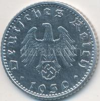 Német 3. Birodalom 1939D 50pf Al T:2
German Third Reich 1939D 50 Reichspfennig Al C:XF