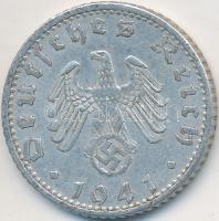 Német 3. Birodalom 1941G 50pf Al T:2
German Third Reich 1941G 50 Reichspfennig Al C:XF