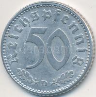 Német 3. Birodalom 1942D 50pf Al T:2 German Third Reich 1942D 50 Reichspfennig Al C:XF