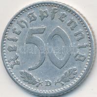 Német 3. Birodalom 1943D 50pf Al T:2/2- German Third Reich 1943D 50 Reichspfennig Al C:aXF