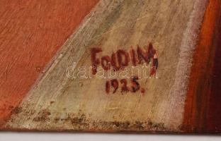 Foldina jelzéssel: Hárem hölgy. Olaj, farost, 36×26 cm