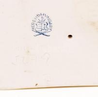 Herendi csizmás kandúr, kézzel festett, jelzett, hibátlan, m:15 cm / Herend porcelain figure, flawle...