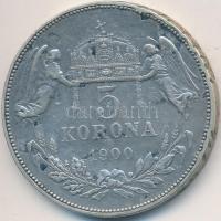 1900KB. 5K Ag "Ferenc József" T:3
Unger III.: 1492., Adamo K7., Huszár 2201