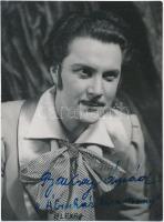 Bakcsay Árpád színész aláírt fotója
