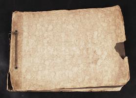 cca 1930 Olaszország egy utazás képei, kb 130 db fotó képaláírásokkal, albumban, sok mozgalmas képpe...