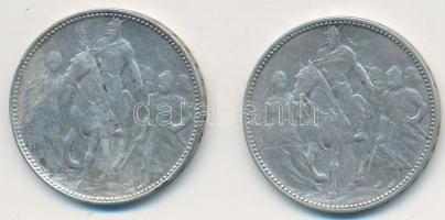 1896KB 1K Ag "Millenium" (2x) T:2-
Unger III.: 1496., Huszár: 2215., Adamo K5.2