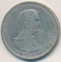 1930. 5P Ag "Horthy-jobbra" T:3 Unger: 1507., Huszár: 2259., Adamo P8