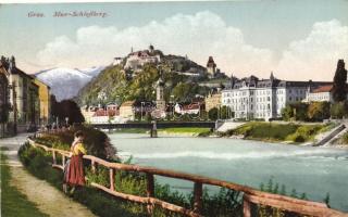 Graz Mur riverside, Schlossberg