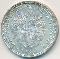 1938. 2P Ag "Madonna" T:2
Unger: 1511., Adamo P7