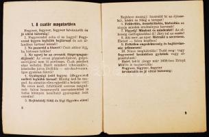 1945 Különleges és ritka kiképzési emlékeztető az egész Magyarországot felszabadítani készülő honvéd...