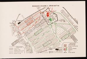1938 Budapesten megrendezett XXXIV. Nemzetközi Eucharisztikus Kongresszusról tagsági jegy térképpel,...