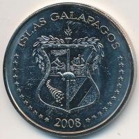 Galapagos-szigetek 2008. 50c T:1-/2 Galapagos Islands 2008. 50 Centavos C:AU/XF