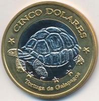 Galapagos-szigetek 2008. 5$ T:1
Galapagos Islands 2008. 5 Dollars C:UNC