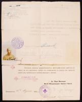 1920 Nemzetközi Vöröskereszt igazolás