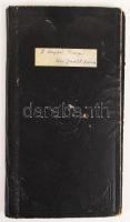 1943 Leckekönyv a Budapesti kir. magyar Pázmány Péter tudományegyetem bölcsészettudományi karáról. T...
