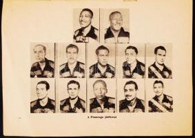 1954 Népstadion futballmérkőzéseinek ismertető- és programfüzete: Flamengo-Bp. Kinizsi, Austria-Bp. ...