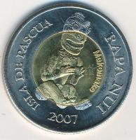 Húsvét-szigetek 2007. 500P T:1 &lt;br/&gt;Easter Islands 2007. 500 Pesos C:UNC