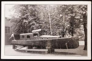 cca 1930 Bp. III., Végh Rezső kishajó építő, elektromos és gépműhelye, reklámlap